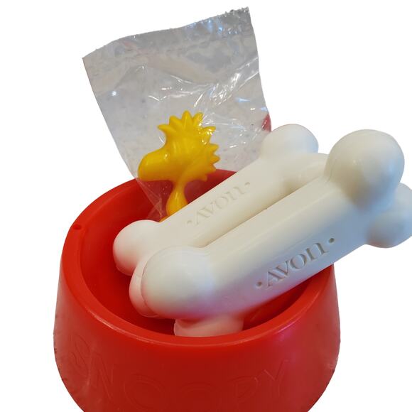 Vintage Peanuts Snoopy Charlie Brown Woodstock Vintage Avon Bathroom Accessories - Picture 12 of 16